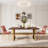 Metal Base Dining Table