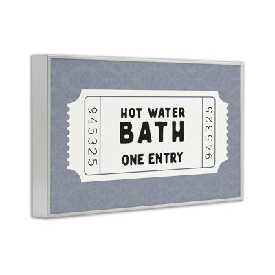 Giclée de salle de bain rétro, giclée par lettré et doublé