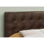 Lit, tête de lit seulement, lit double, chambre à coucher, revêtement, aspect cuir, transitionnel-739654844-739654846