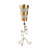 Raffa Tivoli Distressed Buffet Table Lamp Inverted Striped Shade-25147170