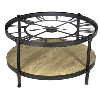 Backus Four Leg Coffee Table with Storage