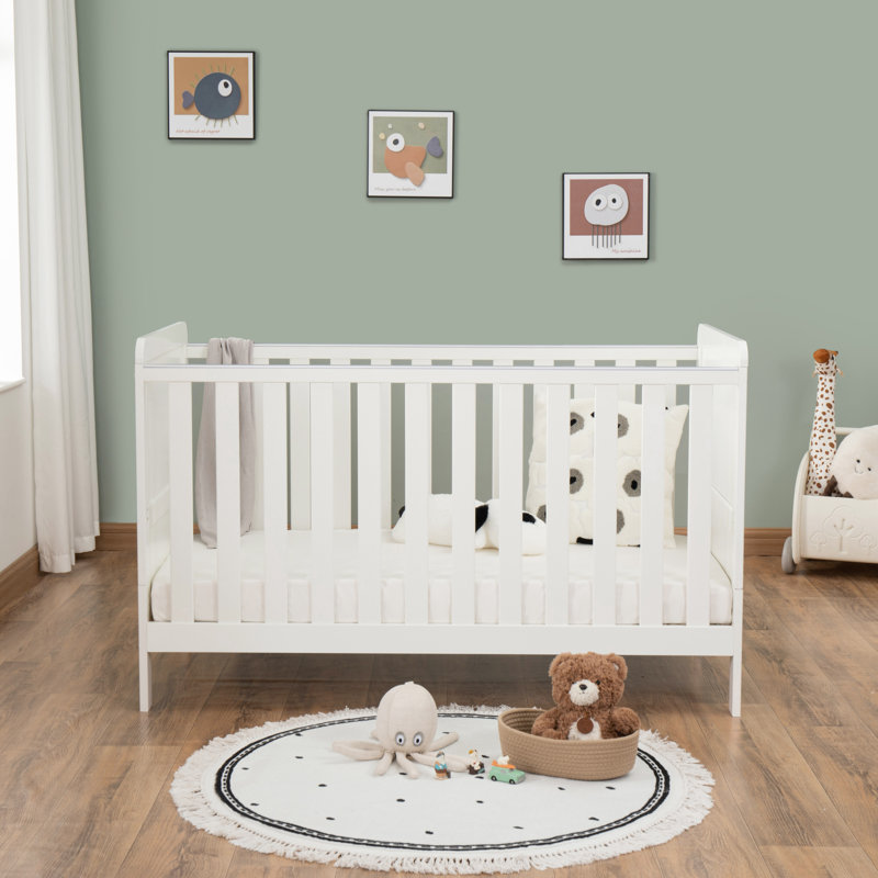 Babymore Caro Urban Cot Bed, White