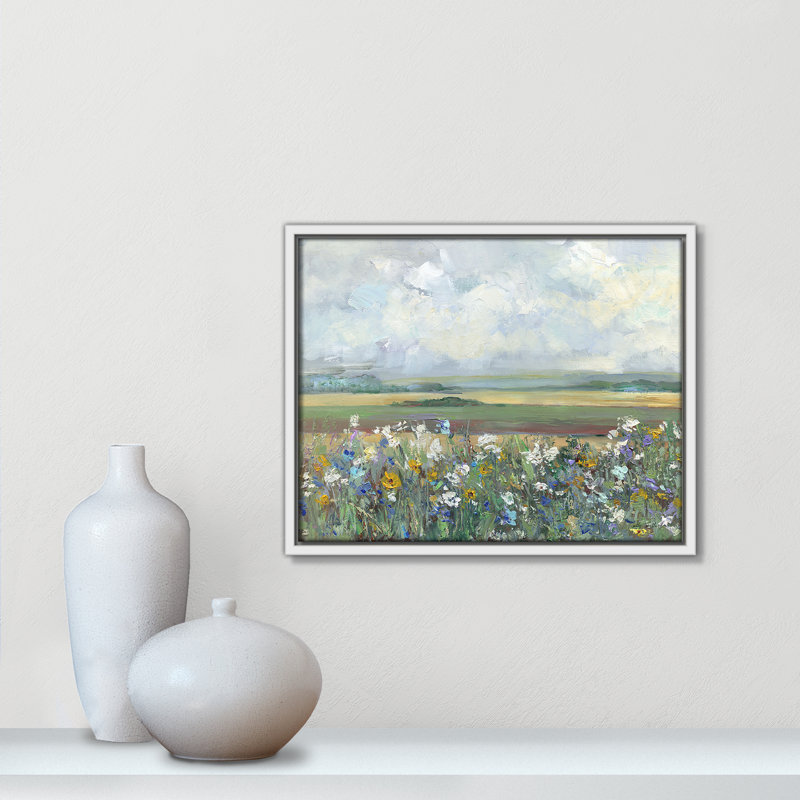 «Swampscott Far Afield Print» par Sally Swatland, H 12,5 po x l 15,5 po, Blanc
