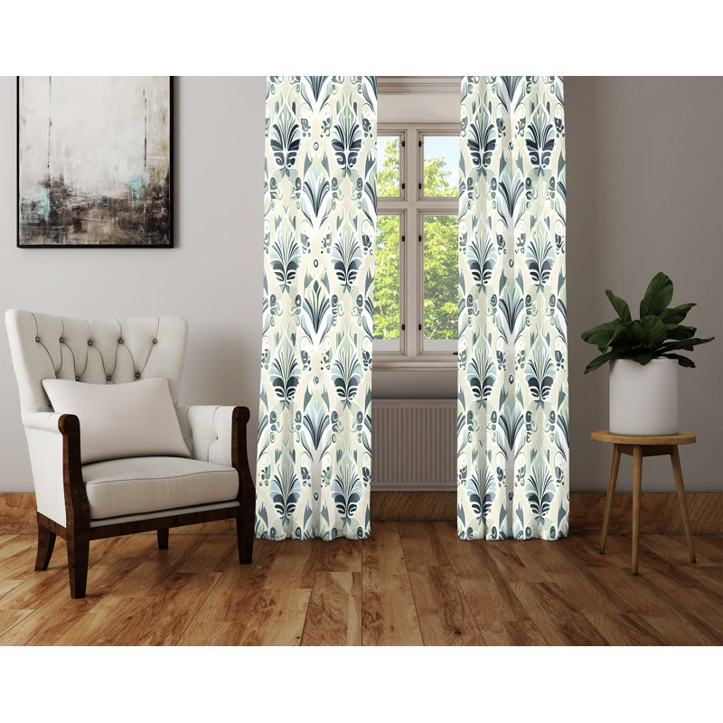 Paire de rideaux semi-transparents Dessirae, L 40 po x L 52 po