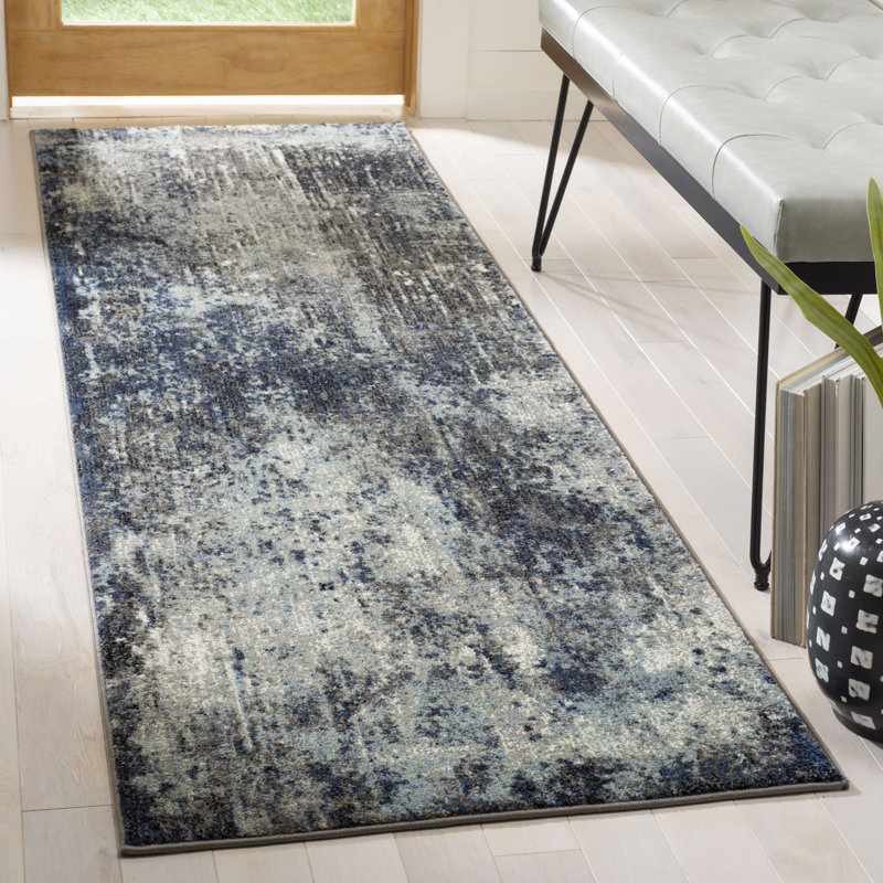 Clarice Performance Abstract Rug, Runner 2'3" x 8'