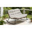 Fauteuil à bascule double Papasan