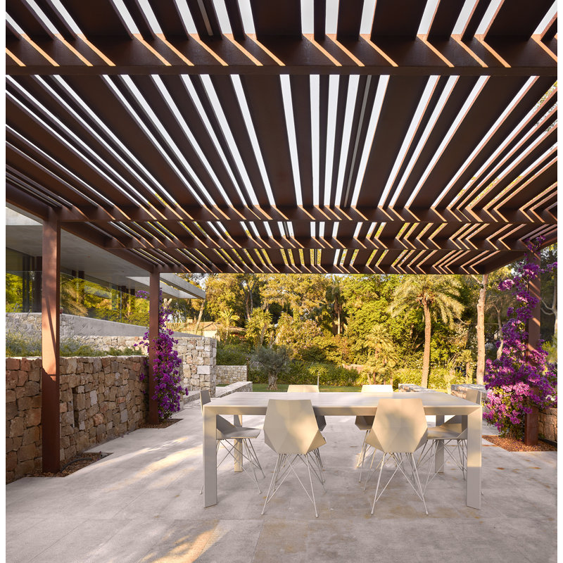 Faz Patio Dining Chair, Ecru