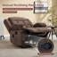 3-Position Adjustable Manual Recliner with Cup Holders-639370571