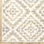 Tapis gris / crème / vert en polypropylène tissé à la machine Hinch-93833998