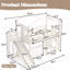 Lits multifonctionnels avec rangement, lit simple en bois aggloméré pour la maison