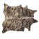 Charline 6' X 7' Brown Cowhide Area Rug