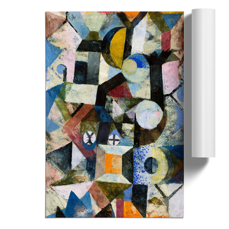 Yellow Half Moon by Paul Klee - Frameless Print, 30cm H x 21cm W x 0.1cm D