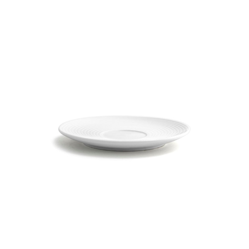 Soucoupe spirale 5,75 po, Blanc