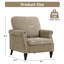 Fauteuil rembourré avec accents cloutés-209729338