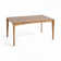 Table de salle à manger en bois d'hévéa