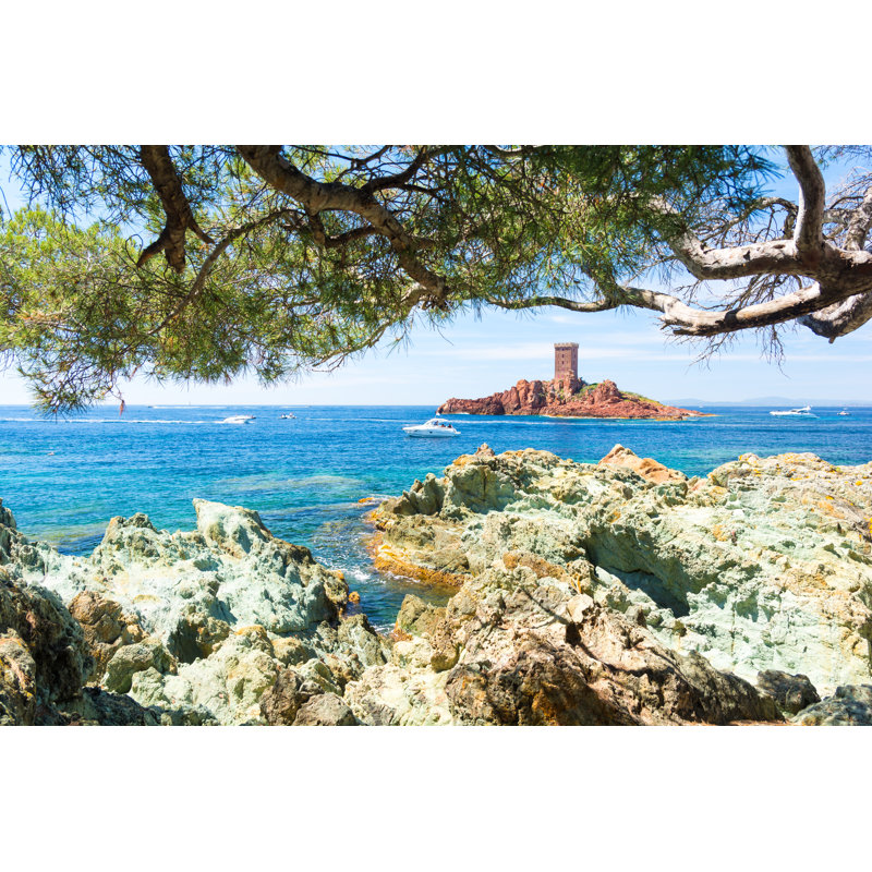 Boyds Bay At Frejus, France - Wrapped Canvas Print, 30cm H x 46cm W x 3.8cm D
