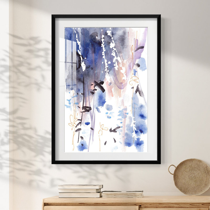 «Late Night Breeze IV», impression encadrée, Noir