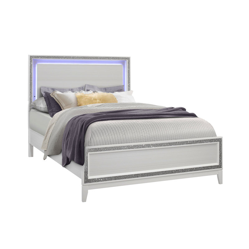 ENSEMBLE DE CHAMBRE COMPLÈTE 5PCS BLANC