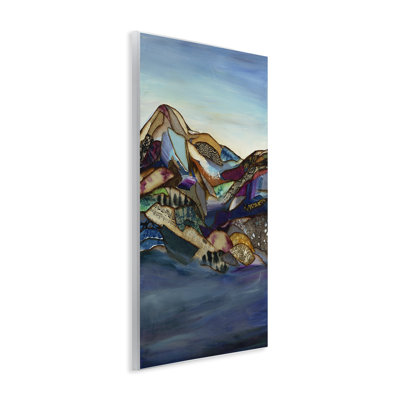 Plaque murale Patchwork Collages Mountains, design par Van Horne-Borcherding