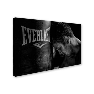 Framed Canvas Art (White Floating Frame) - LV Boxing by Alexandre Venancio ( Sports > Boxing art) - 26x18 in