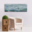  «Sailing Azure Bay» par Aondrea H. Maynard, art mural sur toile, 60 po x 20 po