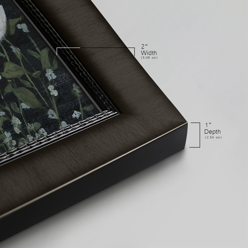 " Gather Together ", Black Framed Canvas, 25" H x 45" W x 1" D