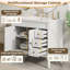 Meuble-lavabo de 36 pouces avec lavabo, conception à plusieurs tiroirs pour une organisation efficace-1009584412