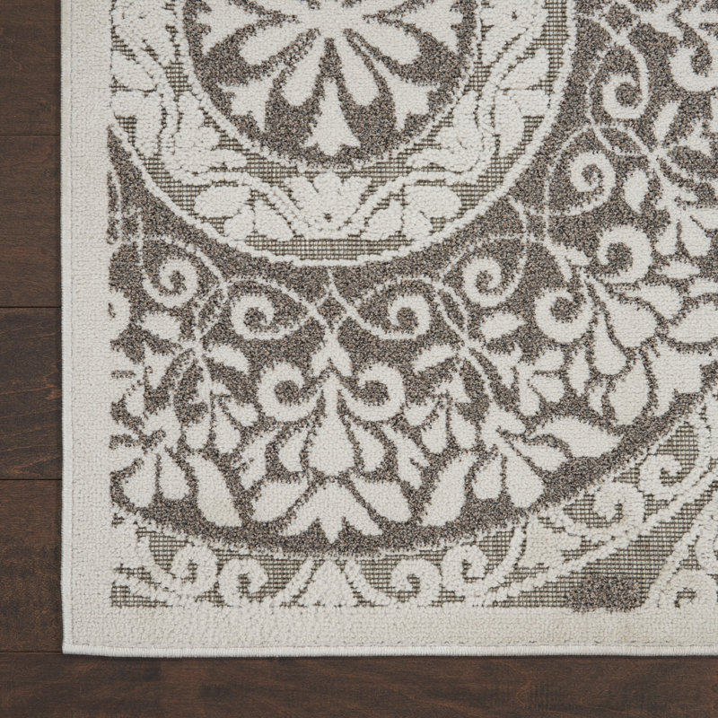 Grice Geometric Indoor / Outdoor Rug, Rectangle 4' x 6'