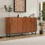 Mid-Century Modern Walnut Sideboard Buffet Cabinet