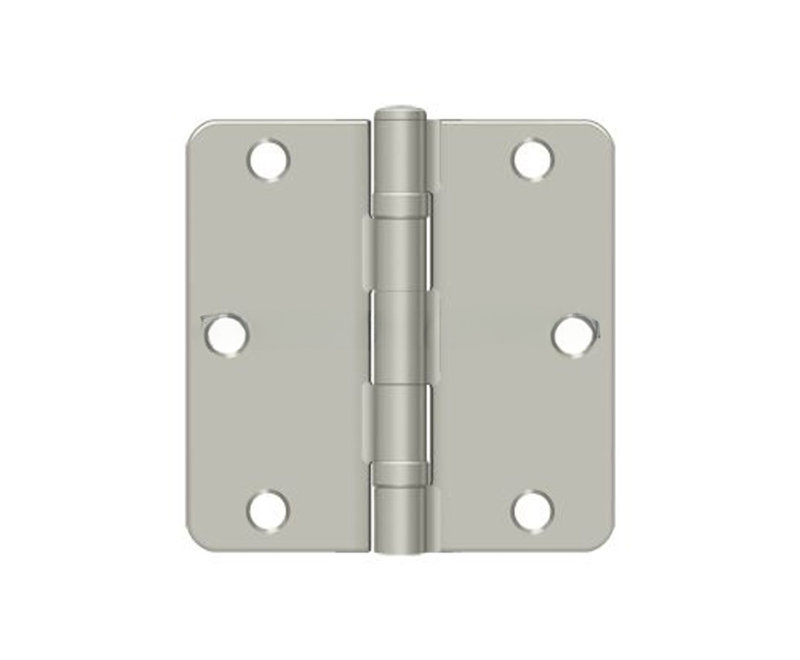 64'' x 64'' Steel Surface Mount Hinge, Brushed Nickel
