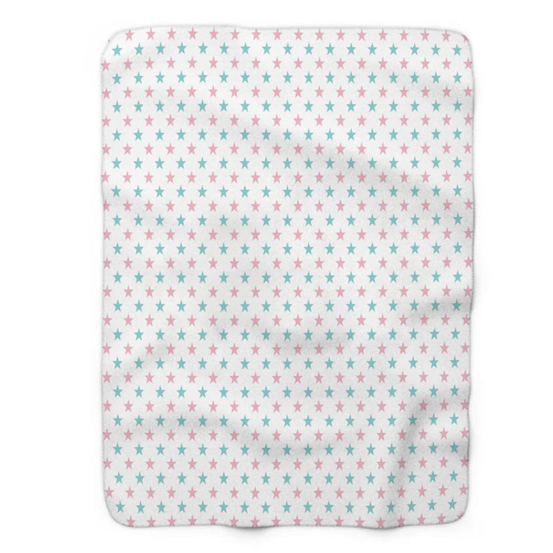 Couverture rose sherpa 1 pièce, Grand lit