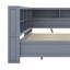 Lit en bois Daira avec 2 tiroirs, tablette et ports de chargement USB-356717958-356717959