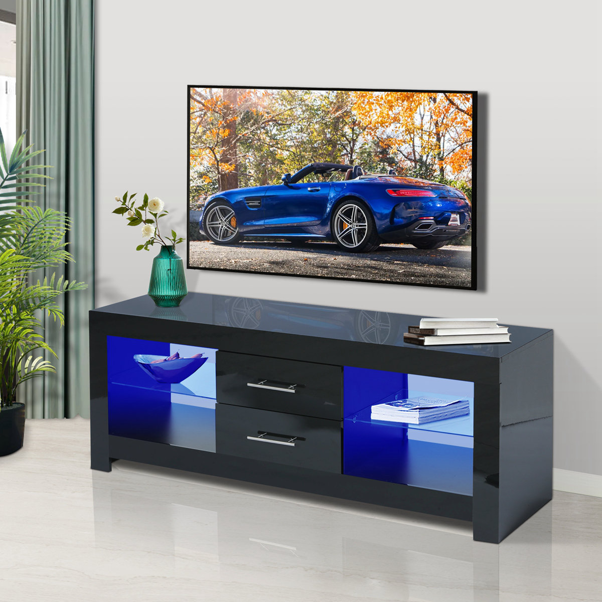 Orren Ellis TV Stand Media Console Wayfair