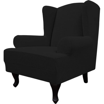 Box Cushion Wingback Slipcover