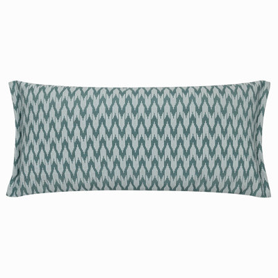 Hutton Blue Rectangular Throw Pillow Cover