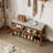 Adryell 2-Tier Solid Wood Entryway Benches with Drawers & Padded Cushions – Cozy Shoe Storage-2112178074-2112178065