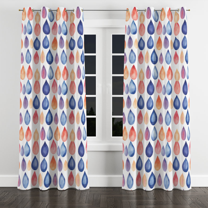 Rideaux bohème Boho, Œillets dorés, L 52 po x L 108 po