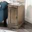 Abrahamson Drum End Table with Built-In Outlets-644663780