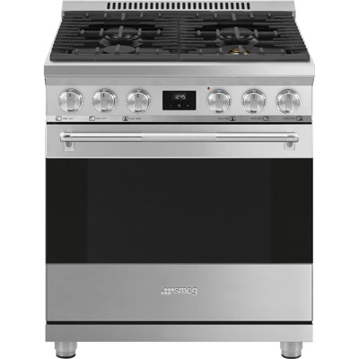 SMEG Cuisinière à gaz professionnelle 30 po