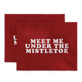 Eythan Cotton Typography Rectangle Placemat