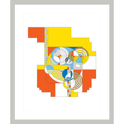 Hoffman Rug by Frank Lloyd Wright - Framed Giclee Print