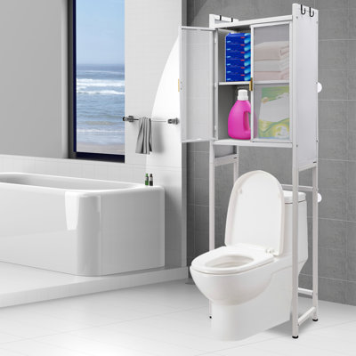 Rangement autoportant au-dessus de la toilette Delorian