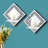 Crystal Crush Diamond Wall Candle Holder Set Of 2, Diamond Silver Mirrored Candle Sconces, Home Wall Decoration For Living Room, Dining Room & Bedroom.