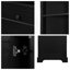 Traditional Tall Corner Cabinet, 68.9"H Freestanding Storage Unit With 3 Drawers & Adjustable Shelves-871290841