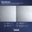Whiston 32 In. x 56-15/16 In. Pivot Bath Screen in Silver Frame Finish with Smooth/Clear Glass Texture Tub Door