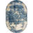 Kazu Vintage Abstract Machine Woven / Power Loomed Performance Blue Rug-419205638