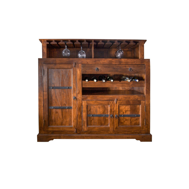 Oxford 140cm Solid Wood Wine Bar