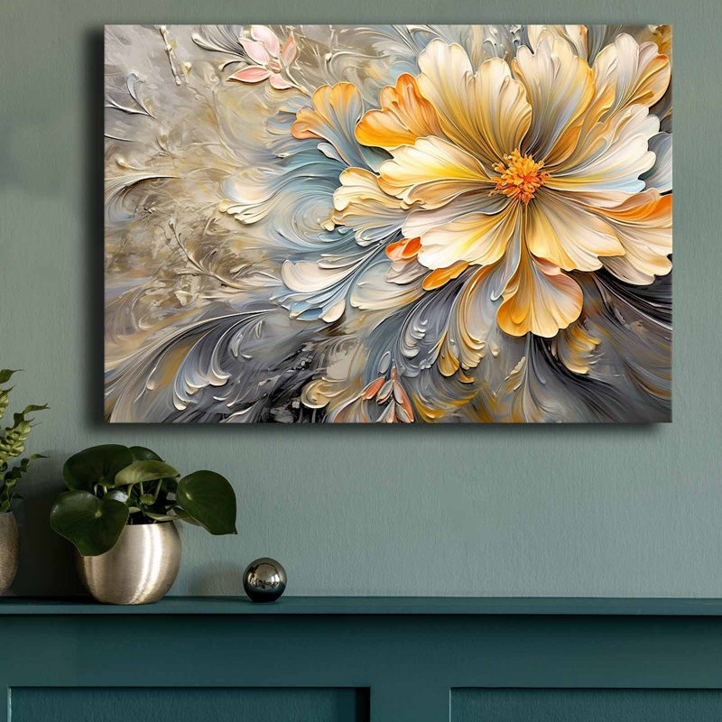 Peinture décorative sur toile