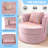 Samuela Velvet Swivel Barrel Chair-456504735