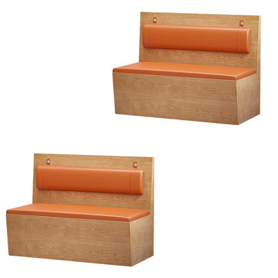Banc rembourré en similicuir Modern Modern
